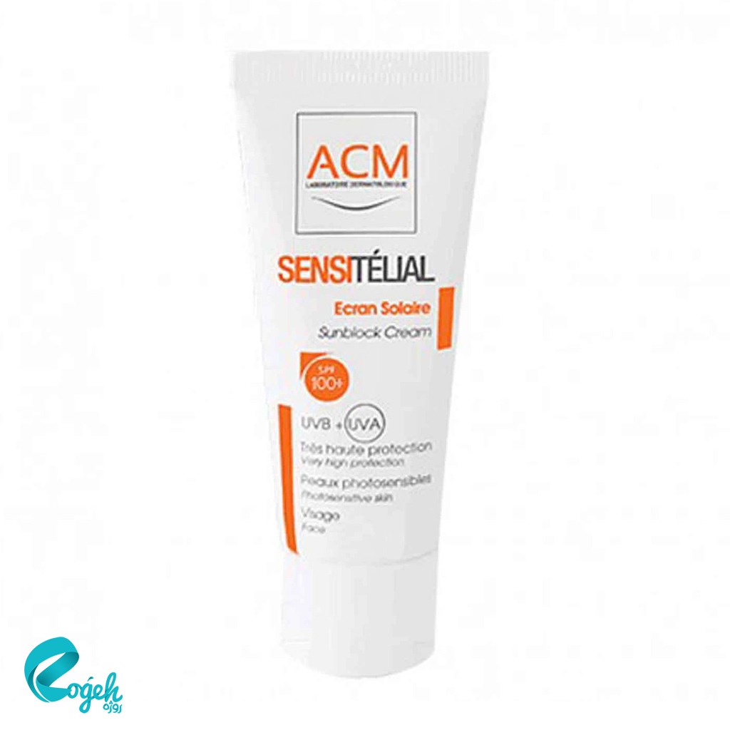کرم ضد آفتاب SPF100 سن سی تلیال ای سی ام ACM
