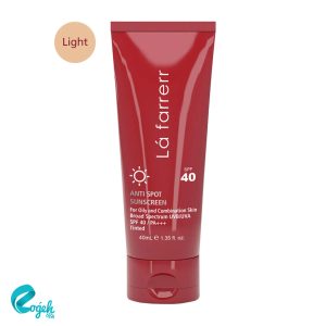 ضد آفتاب و ضد لک رنگی پوست های خشک و معمولی SPF40 لافارر (روشن)