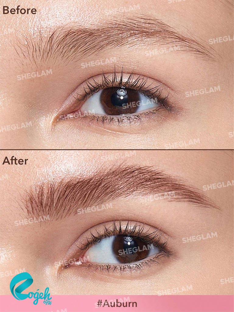 ماژیک ابرو و براش زاویهدار شیگلم مدل Brow-Fection