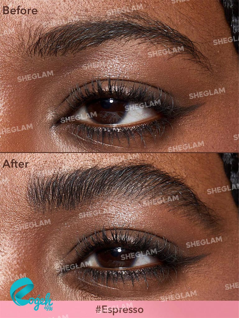 ماژیک ابرو و براش زاویهدار شیگلم مدل Brow-Fection