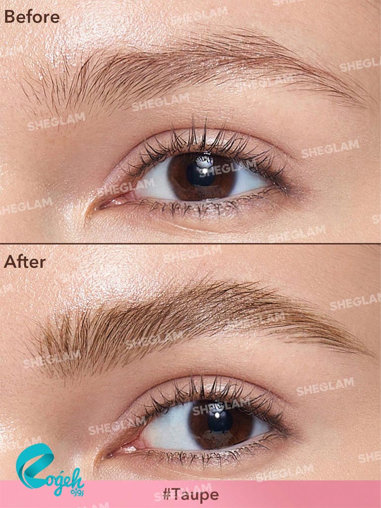 ماژیک ابرو و براش زاویهدار شیگلم مدل Brow-Fection