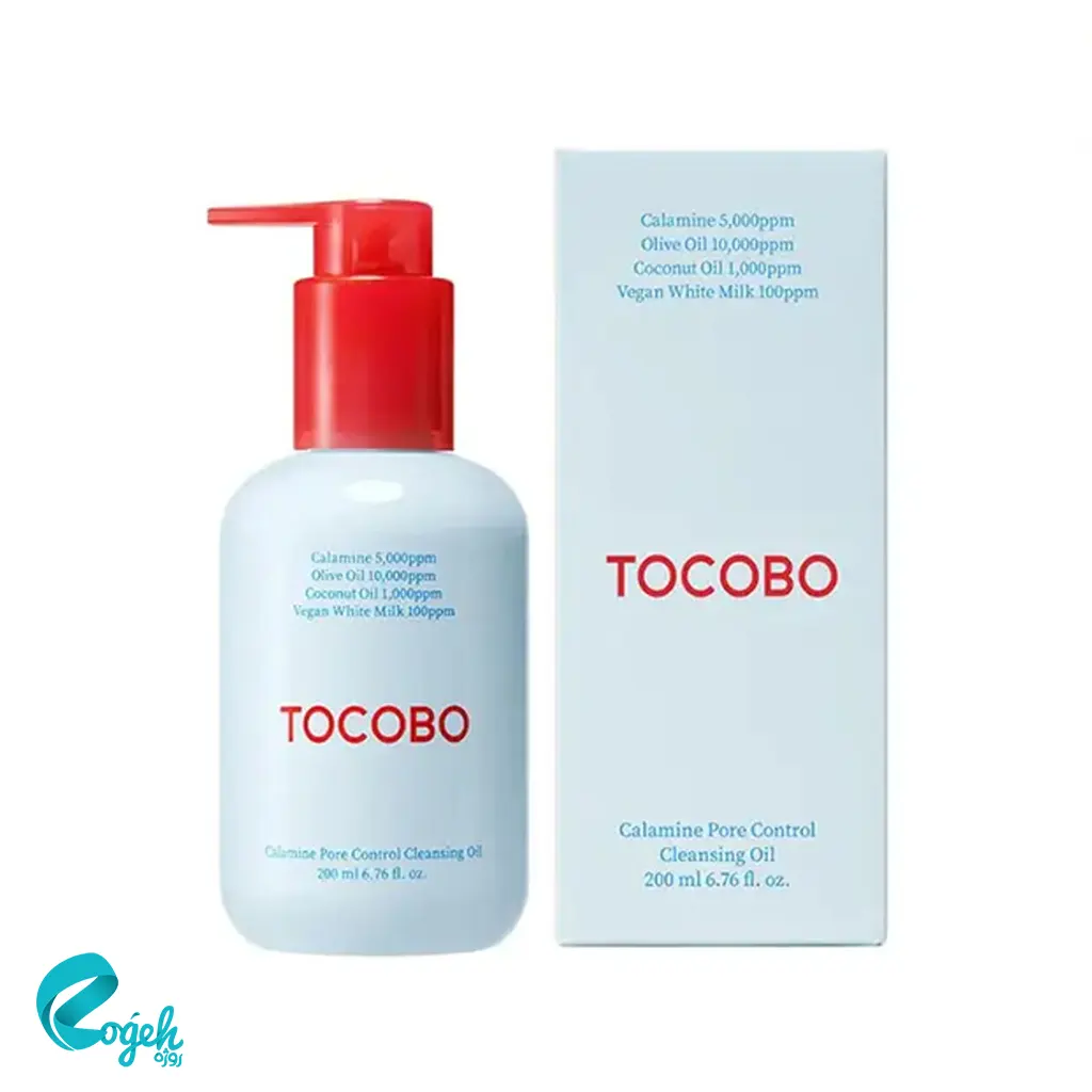 روغن پاک‌کننده و کنترل منافذ کالامین توکوبو Tocobo Calamine Pore Control Cleansing Oil