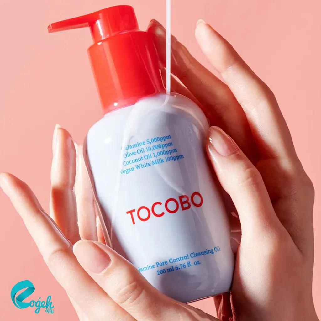روغن پاک‌کننده و کنترل منافذ کالامین توکوبو Tocobo Calamine Pore Control Cleansing Oil