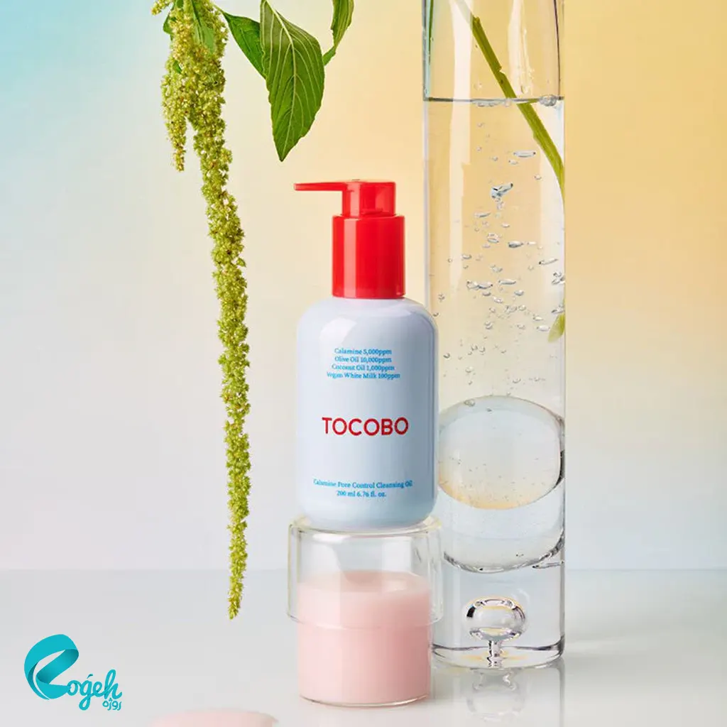 روغن پاک‌کننده و کنترل منافذ کالامین توکوبو Tocobo Calamine Pore Control Cleansing Oil