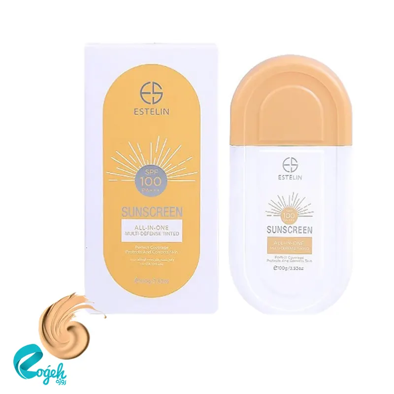 کرم ضد آفتاب 100 PA+++ spf استیلن مدل آل این وان 100 میل