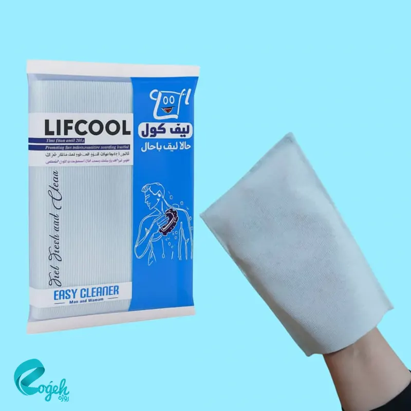 لیف دستکشی یکبار مصرف لیف‌کول مدل Eazy Cleaner بسته 10 عددی
