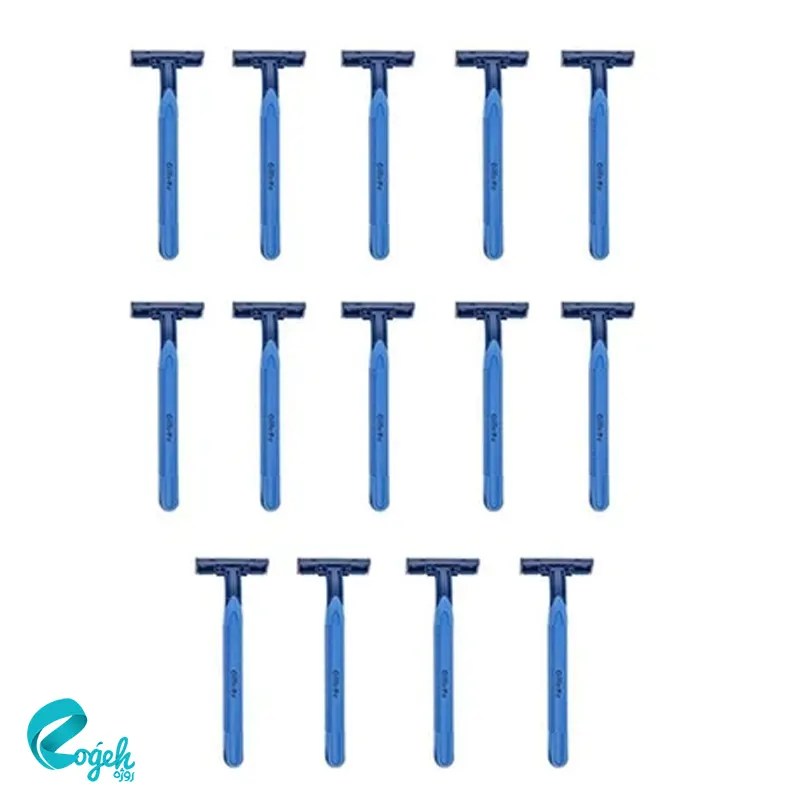 تیغ اصلاح بلو 2 پلاس ژیلت 14 عددی