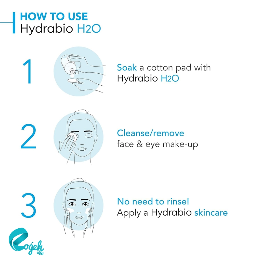 میسلارواتر آبرسان بایودرما مدل Hydrabio H2O مناسب پوست خشک و حساس 500 میل