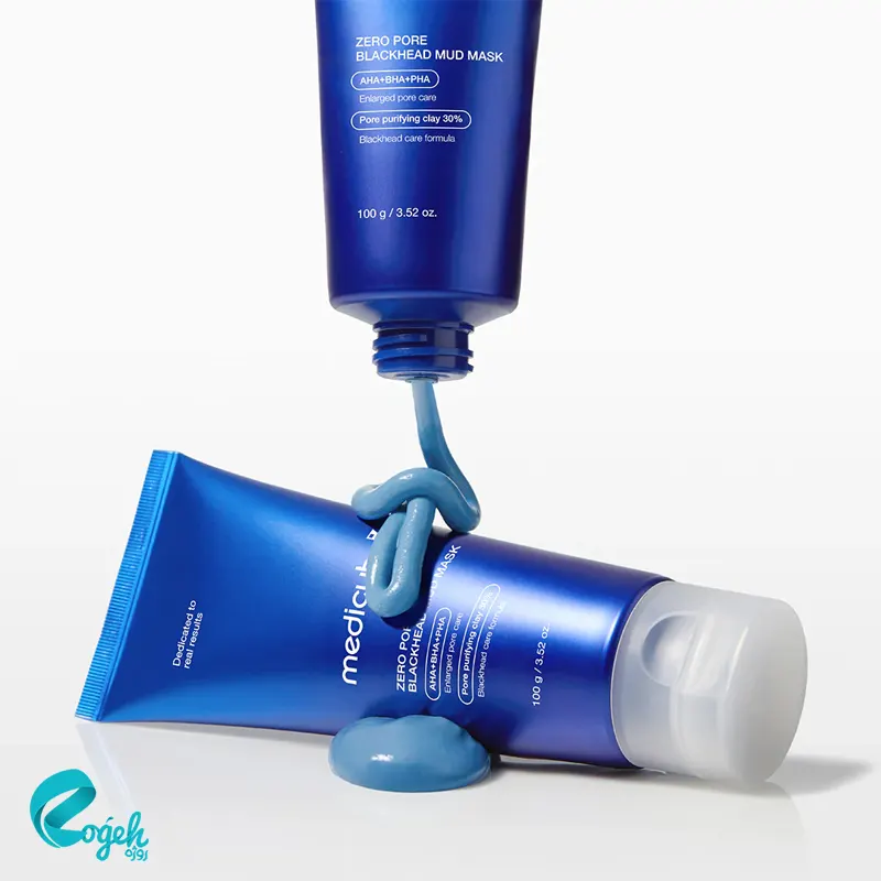 ماسک کنترل منافذ و جوش سرسیاه مدی کیوب ۱۰۰ گرم