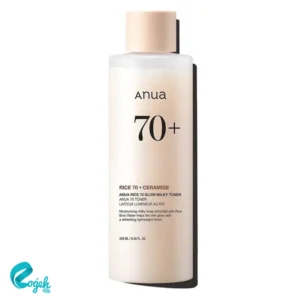 تونر برنج آنوا مدل Rice 70+ glow milky