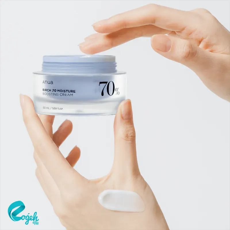 کرم مرطوب کننده و تقویت کننده آنوا 70% 50 میل