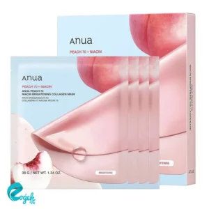 ماسک ورقه ای هلو و نیاسینامید روشن کننده آنوا