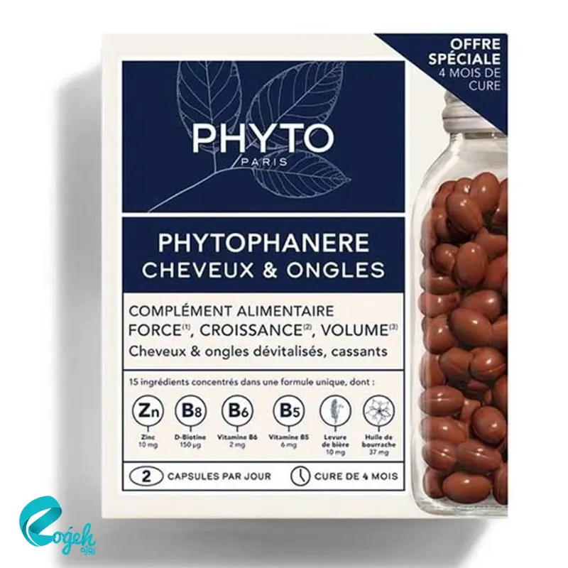 قرص تقویت کننده مو و ناخن فیتو فانر (120 عددی)