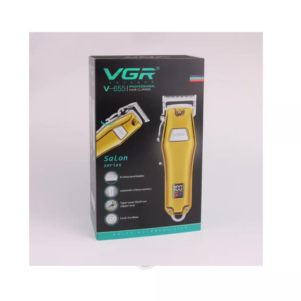 ماشین اصلاح موی سر و صورت وی جی ار مدل V-655