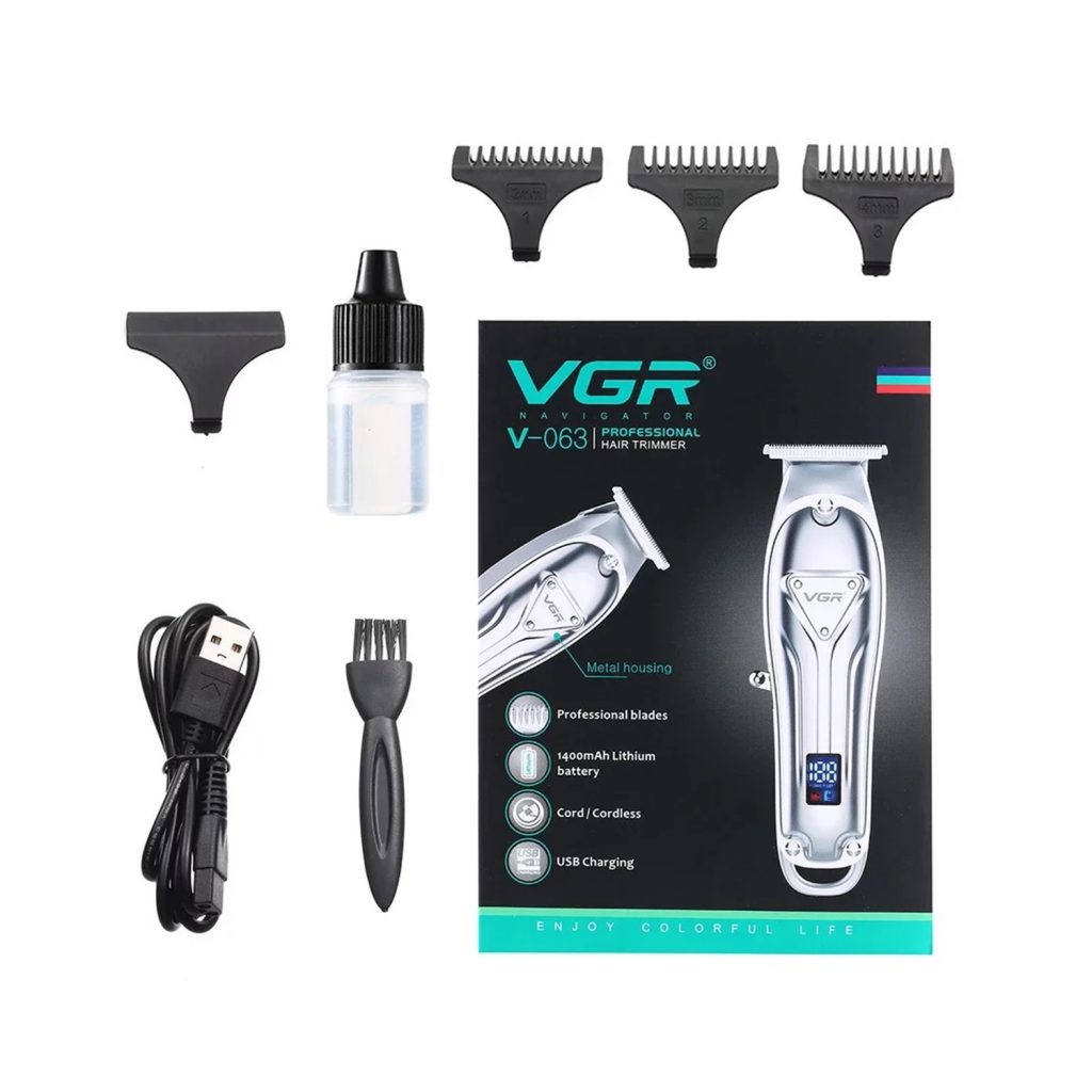 ماشین اصلاح موی سر و صورت وی جی ار مدل v-063