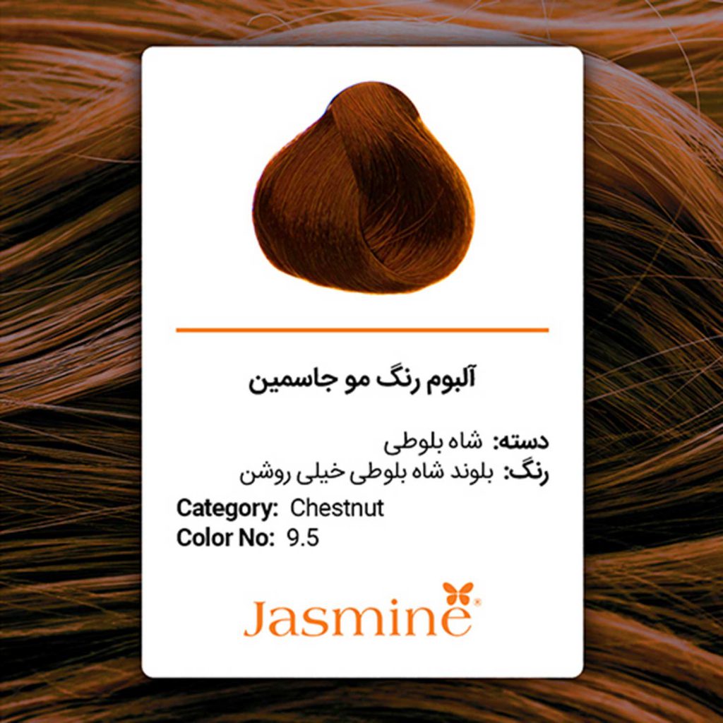رنگ مو شاه بلوطی جاسمین