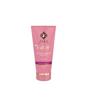 کرم ترمیم کننده و تغذیه کننده مدل Ultra Soft حاوی عصاره گل سرخ آدرا