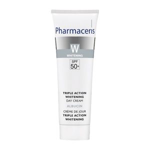 کرم روشن کننده و ضدلک سه کاره با SPF50+ آلبوسین فارماسریز