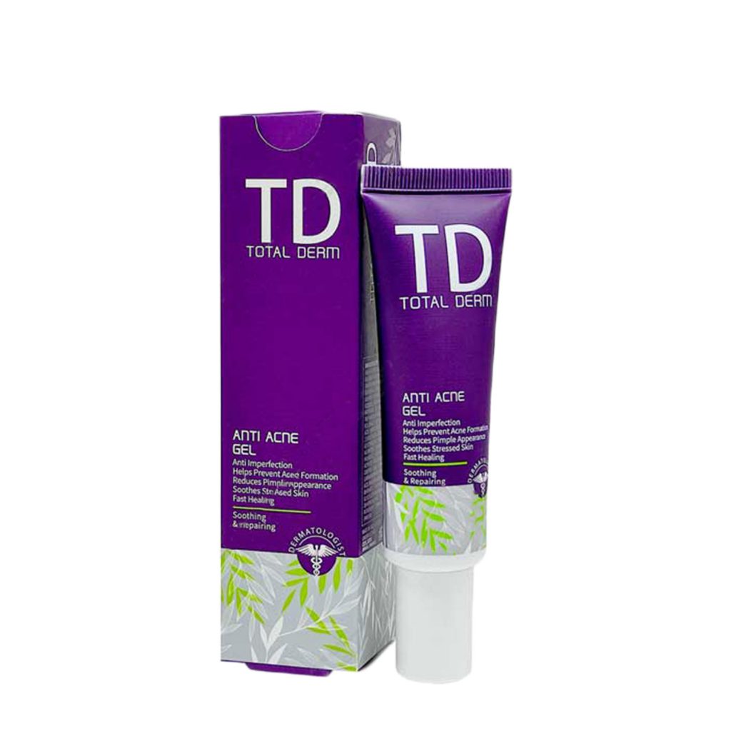 ژل آنتی آکنه فوری  Total Derm