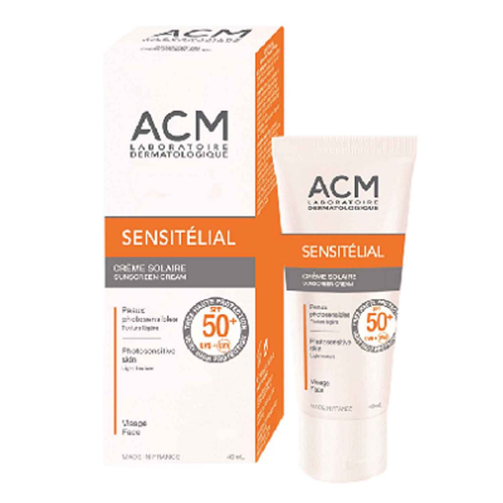 کرم ضدآفتاب SPF50 سن سی تلیال ای سی ام ACM